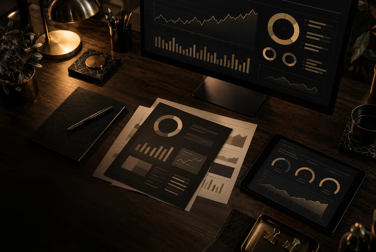 Sistema visual de Analítica y dashboards